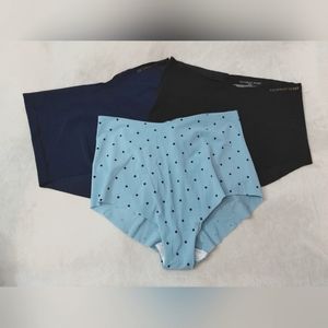 3 Pairs of Victoria Secret No-show Brief Panties Size Medium